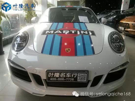 保時(shí)捷911 Carrera S馬蒂尼賽車版到店